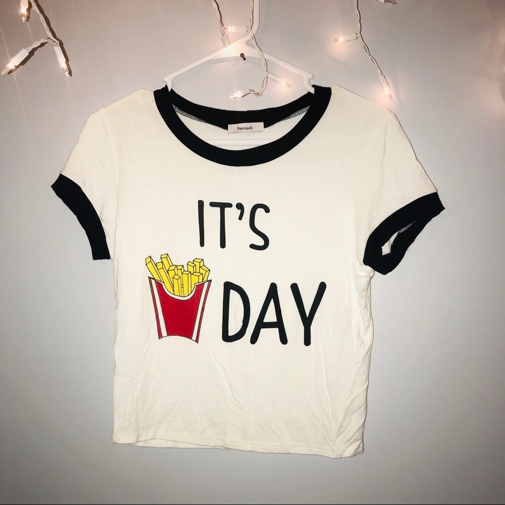 Cropped Graphic Tee